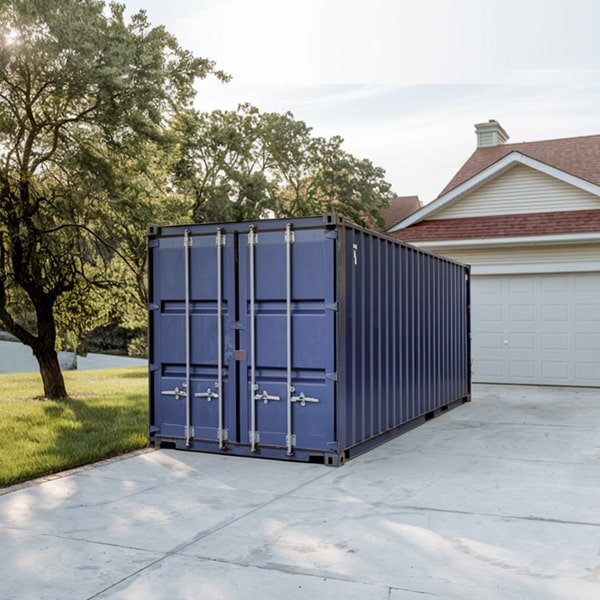 there are no restrictions on what you can store in our residential storage containers